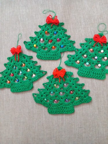 Albero natale all uncinetto - albero,