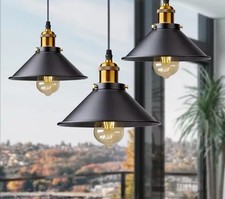 3 plafoniere vintage lampada a