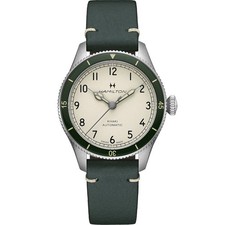 Orologio Uomo Hamilton Khaki Aviation Pilot Pioneer 38mm Automatico Quadrante Bianco H76255810