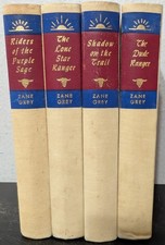 ZANE GREY Western 4 Book Lot