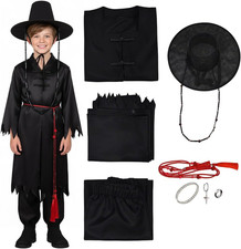 Hunters, Costume Da Cosplay per Ragazzi, Kpop Hunters Cattivo Saja Jinu Con Vest