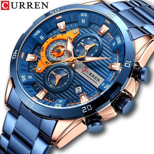 Curren uomo acciaio lusso - curren,