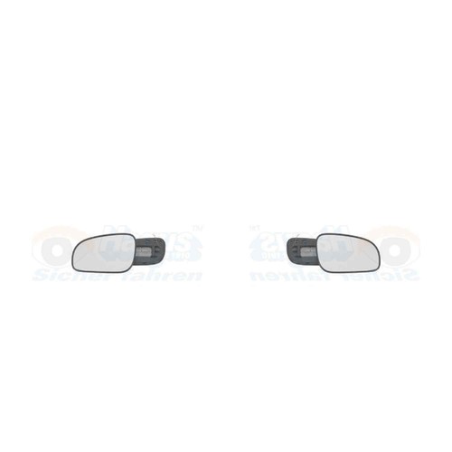 Vetro specchietto set sinistra - specchietto,