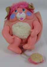 Vintage PARTY Pocket Popple 3" mini peluche giocattolo figure 1249 Mattel 1986 rosa anni 80