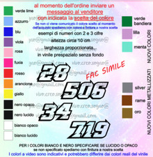Numeri numero Corsa