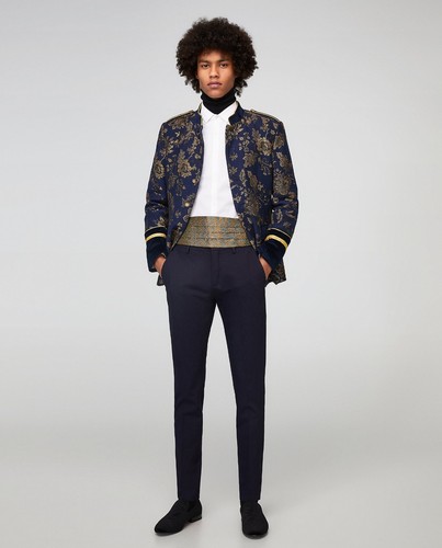 Blazer militare zara - militare, blu