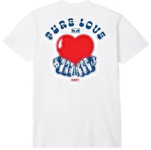 Shirt obey pure love tee - obey,