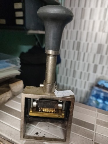 Timbro numeratore vintage - timbro,