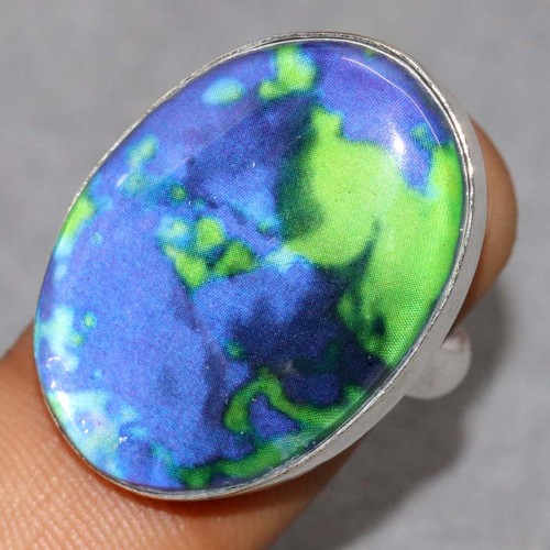 Anello opalite placcato