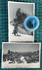 Rare 2 Foto originali escursione Roccia Viva  Agosto 1941