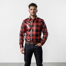 Camicia uomo vera pelle di