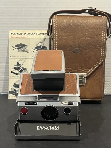 Polaroid land camera tan - land,