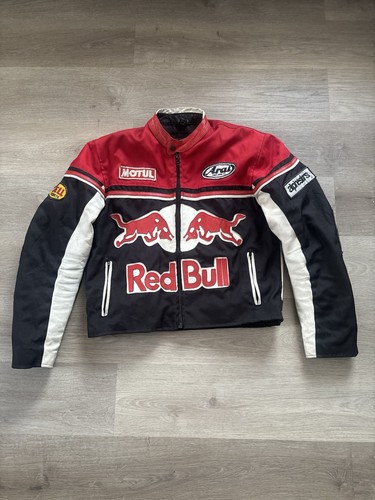 Giacca moto pelle red bull - moto,