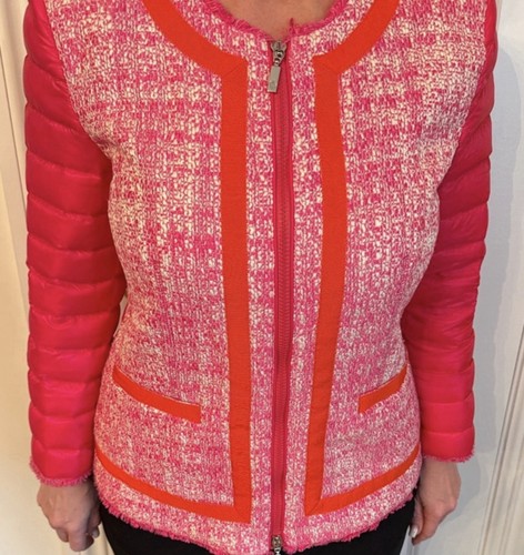Cappotto moncler tweed - in, rosa