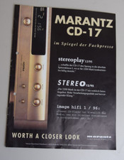MARANTZ CD 17 TEST LIBRETTO