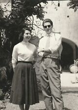 B - Foto Photo Fotografia Anni 50 - Coppia Uomo Donna Abiti