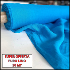 TESSUTO PURO LINO PER