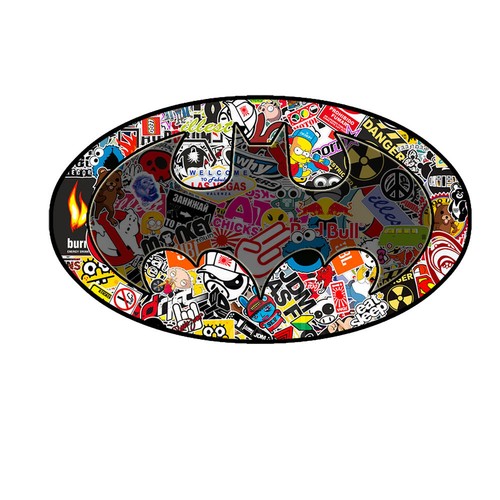 Adesivo batman sticker - , bomb