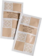 100 Pz Bustina Shampoo Doccia Monodose 10 Ml, Bagnoschiuma Hotel, Linea Cortesia