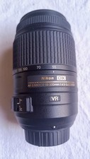 Obiettivo Nikon Nikkor DX VR 55-300 f 4.5 - 5.6 mm G ED con scatola e parasole