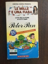 VHS CRISTNA D’AVENA - LE MILLE E UNA FIABA - PETER PAN