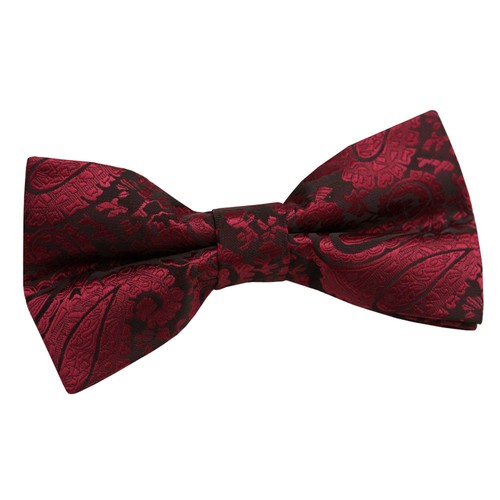 Cravatta uomo bordeaux fiocco
