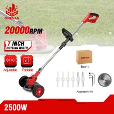 Decespugliatore Elettrico a Batteria Litio 2500W Tagliaerba Tagliabordi Rasaerba