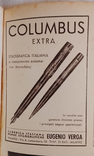 Pubblicita penna stilografica - penna,