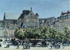 Claude Monet quadro urbano