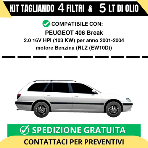 Tagliando per peugeot 406 - tagliando,