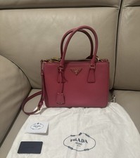 Borsa Prada Galleria Medium In Pelle Saffiano Rosa