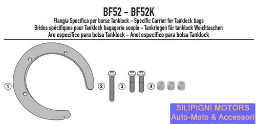 Bf52 flangia borse serbatoio - bf52,