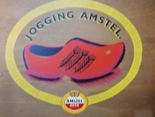 Grande Tabella in legno Amstel Beer, Insegna, Vintage