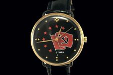 OROLOGIO ZARIA 42 mm bandiera Sovietica Falce e Martello e Stelle anni '70