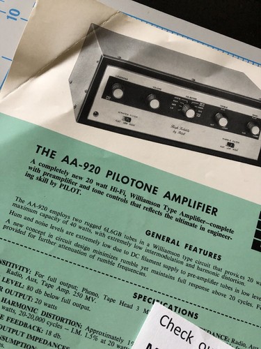 Amplificatore pilotone pilota - amplificatore,