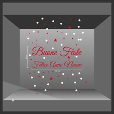 adesivi natale per vetrine