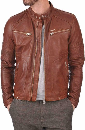 Cappotto vintage uomo - cappotto, pelle