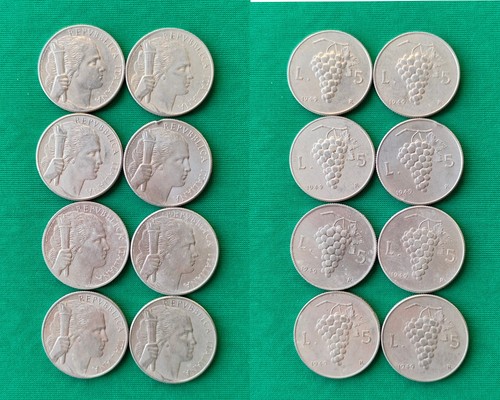 Repubblica italiana lire - italiana, 5