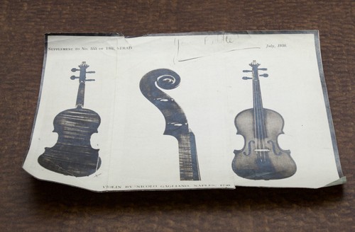 Fotografia violino epoca di - fotografia, d'epoca