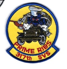PATCH USAF 317th SVS PRIME RIBS B8-33