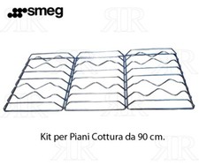 SMEG KIT 3 GRIGLIE PER PIANO COTTURA DA 90 CM 2 A 2 FUOCHI +1  FUOCO CENTRALE