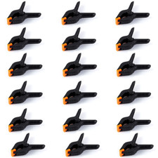 Set 18 Morsetti pinze a Molla