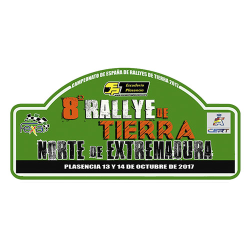 Adesivo placca rally nord - adesivo,