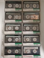 Lotto 10X SONY HF-S 60 1986