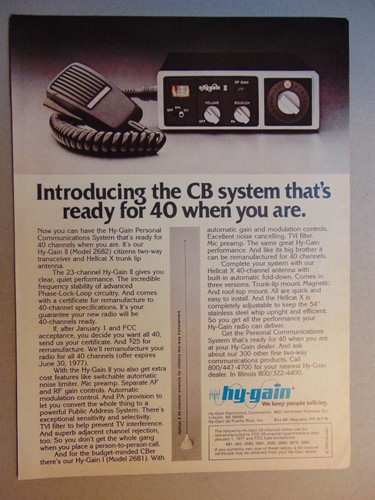 1976 gain canali - hy-gain, 40