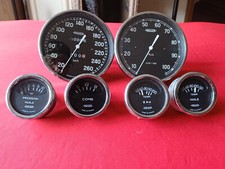 SERIE COMPLETA JAEGER  ALFA ROMEO TZ: CONTACHILOMETRI CONTAGIRI 4 MANOMETRI