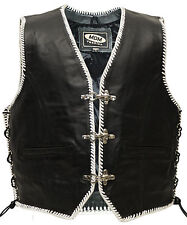 Gilet in pelle cappotto in