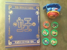 LOTTO 6 MEDAGLIE YO-KAI WATCH YO MOTION  + RACCOGLITORE + OROLOGIO