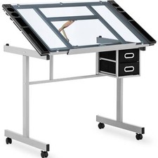Tavolo Da Disegno Inclinabile Scrivania Per Disegnare Vetro Altezza Regolabile