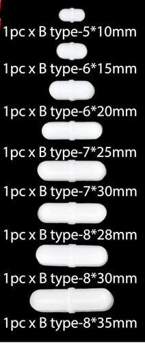 8pcs ptfe set agitatori - ptfe, di